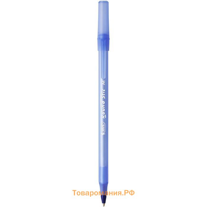 Набор ручек шариковых 8 штук, BIC Round Stic Classic, чернила синие, узел 1.0 мм, среднее письмо