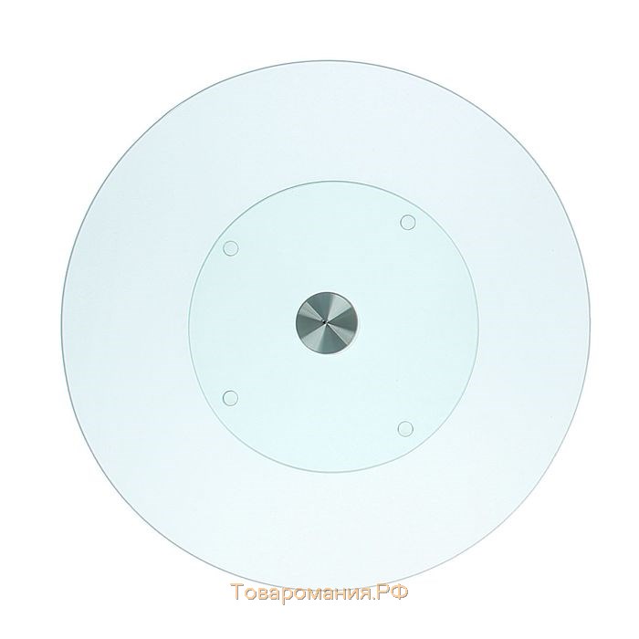 Подставка стеклянная для торта вращающаяся, d=32 см