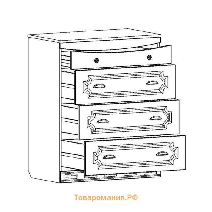 Комод 990 Мария-луиза №8 Бодега белый