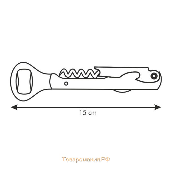 Открывалка официанта Tescoma Presto, нержавеющая сталь