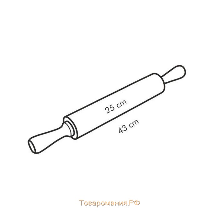 Скалка Tescoma Delicia, 5х25 см