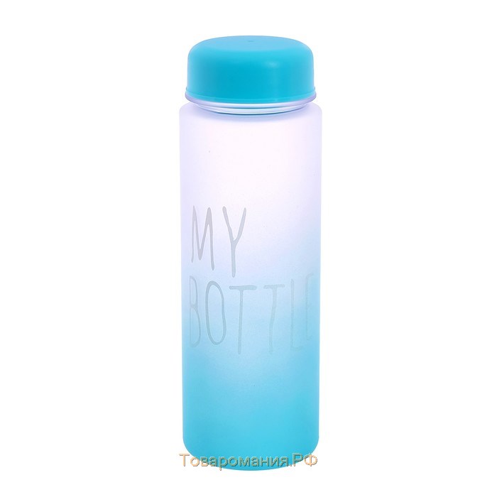 Бутылка для воды, 500 мл, My bottle,19.5 х 6 см, микс