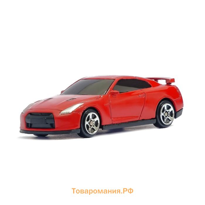 Машина металлическая NISSAN GT-R (R35), 1:64, цвет белый