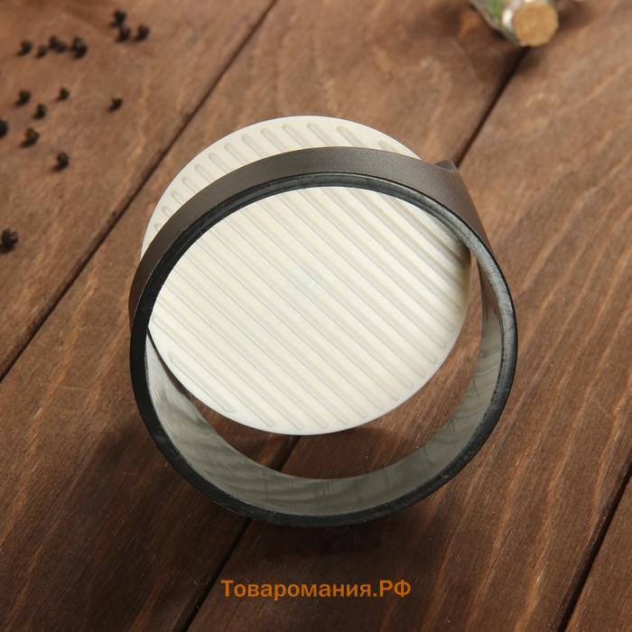 Пресс для бургеров , d=9.2 см, чёрный