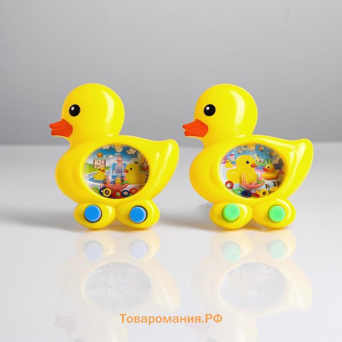 Водная игра с колечками «Утёнок», МИКС