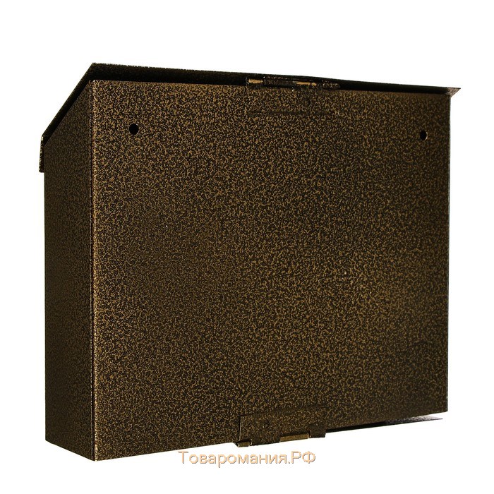 Ящик почтовый с замком, горизонтальный «Мини», бронзовый