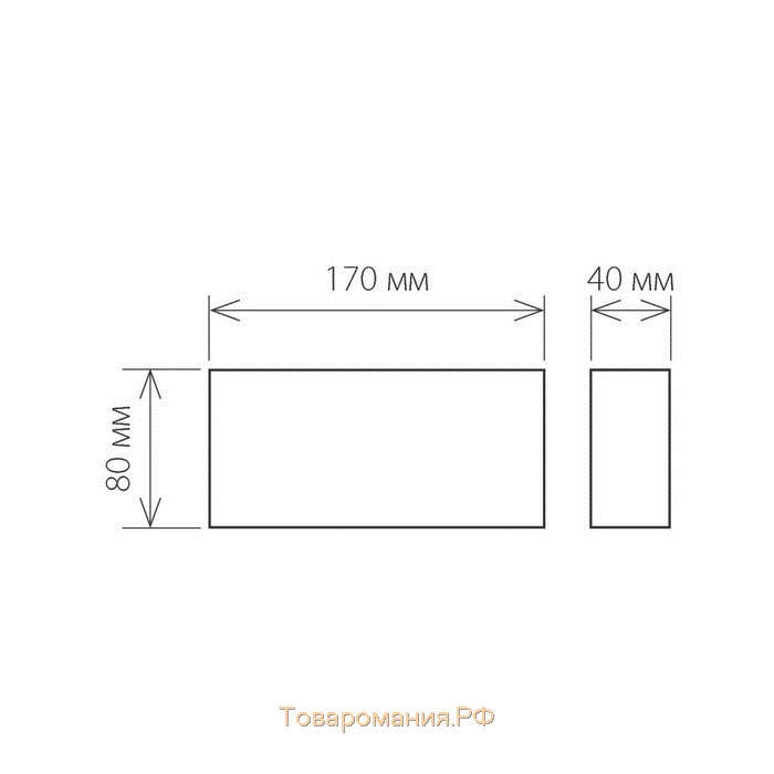 Светильник Elektrostandard, 6 Вт, LED, 3000K, 410 лм, IP54, настенный, Techno 1551 LED белый