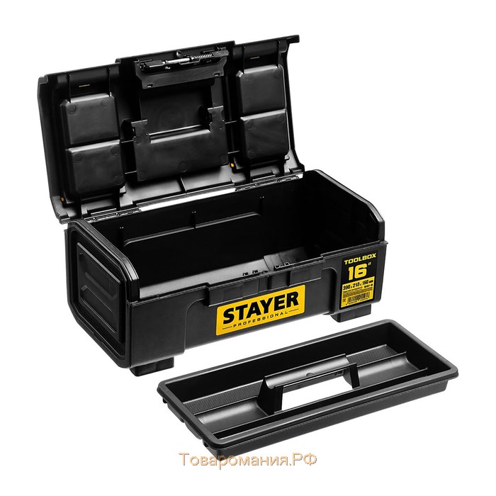 Ящик для инструмента  STAYER Professional "TOOLBOX-16", пластиковый