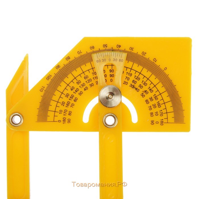 Угломер-квадрант ТУНДРА, пластиковый, 90 - 155 мм