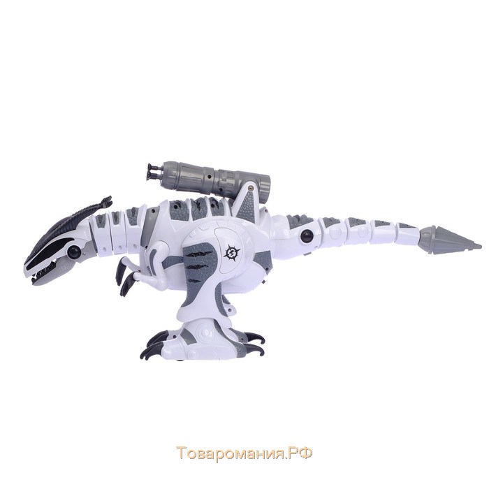 Робот динозавр «Тирекс» ZHORYA,программируемый, на пульте управления, интерактивный: звук, свет, танцующий, музыкальный, на аккумуляторе