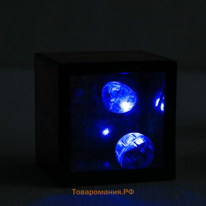 Копилка с фокусом, 7×7 см «Молния 95», Тачки