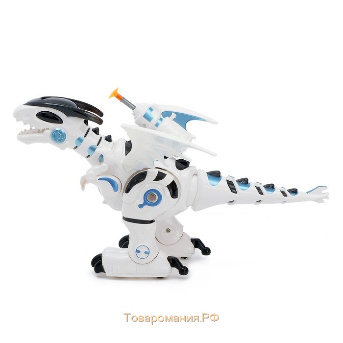 Робот дракон Dinorex IQ BOT, на пульте управления, интерактивный: стреляющий, звук, на батарейках