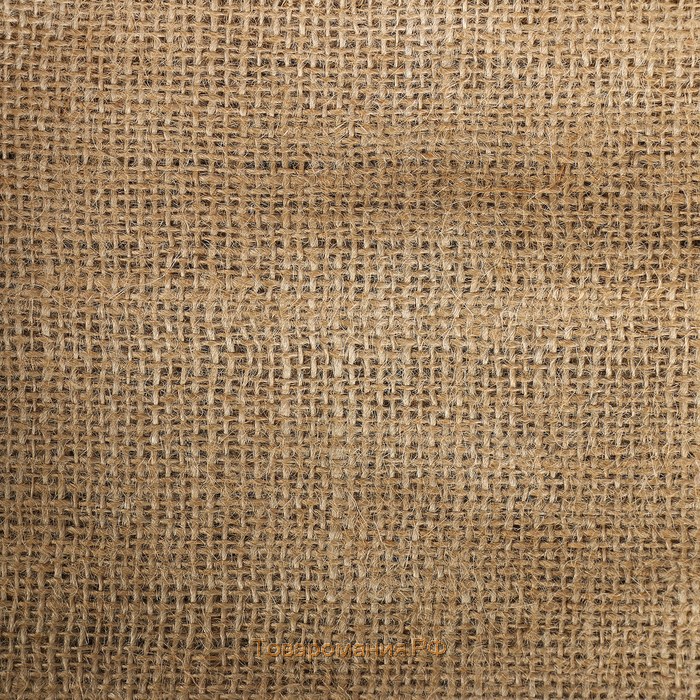 Мешок джутовый, 50 × 90 см, плотность 260 г/м², плетение 46 × 34 нити, с завязками