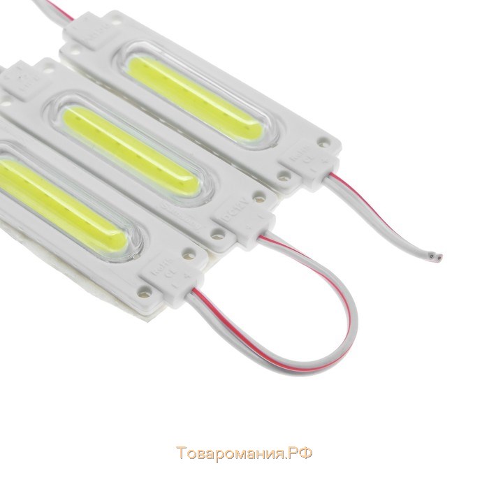 Светодиодная подсветка салона, COB, 7×1.6 см,24 В,1 Вт,клейкая основа, белый