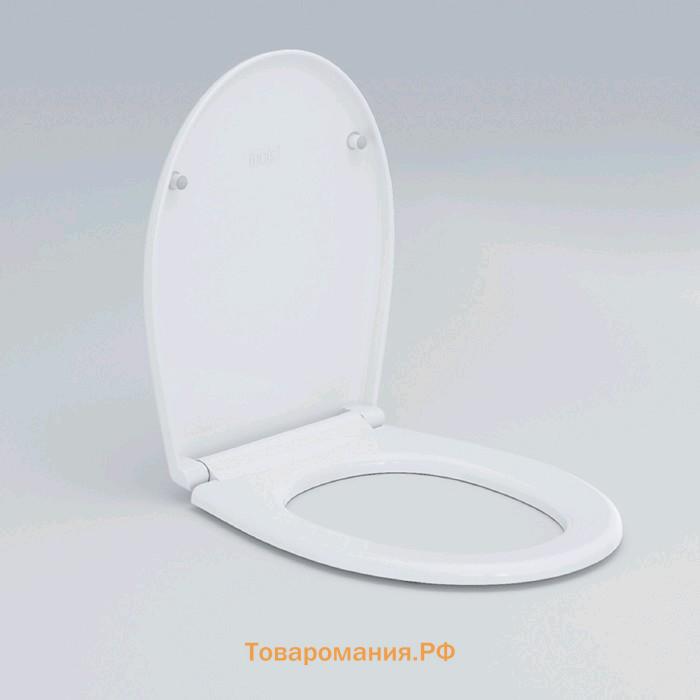 Сиденье для унитаза IDDIS 004PPS3i31, микролифт, полипропилен, белое