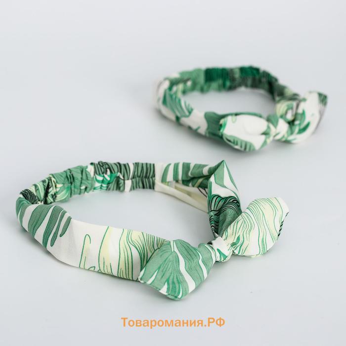 Повязка на голову для мамы и дочки M&B «Family look» 2 шт., МИКС
