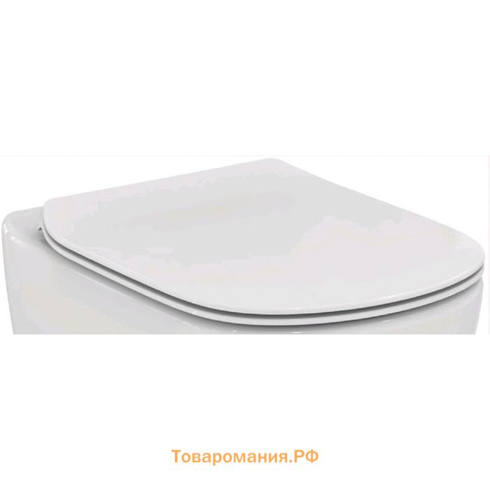 Сиденье и крышка для унитаза Ideal Standard Tesi T352701, тонкое, с микролифтом