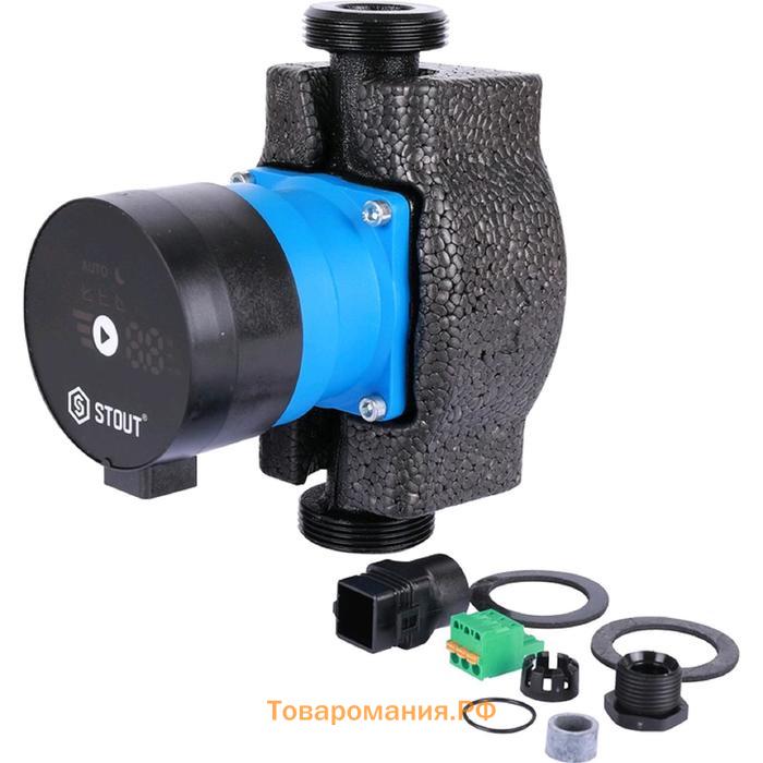 Насос циркуляционный STOUT mini pro SPC-0003-2540180, 25/4-180, 20 Вт, напор 4 м, 50 л/мин