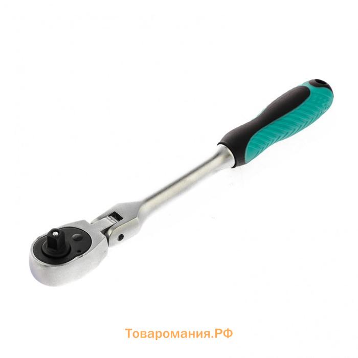 Трещотка Stels 14044, 1/4", 72 зубца, шарнирная, с быстрым сбросом