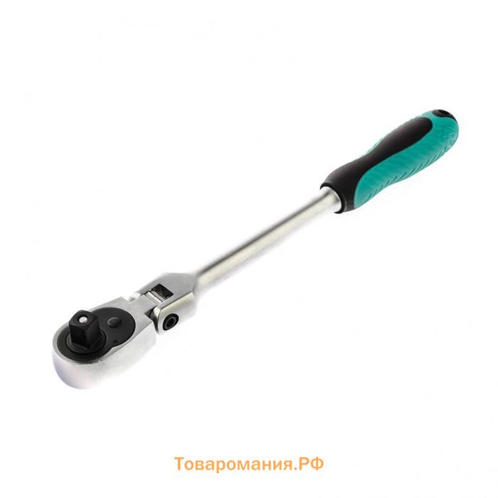 Трещотка Stels 14045, 3/8", 72 зубца, шарнирная, с быстрым сбросом