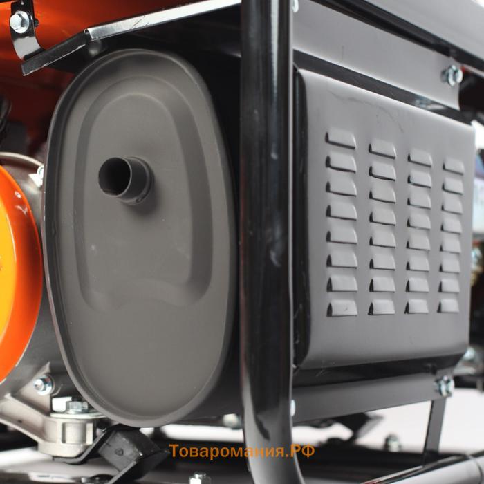 Генератор бензиновый PATRIOT MaxPowerSRGE3500E, 2.8 кВт, 2х220/12 В, ручной/электро старт