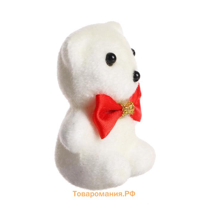 Игрушка из пенопласта «Мишка с бантом», 5 см, МИКС