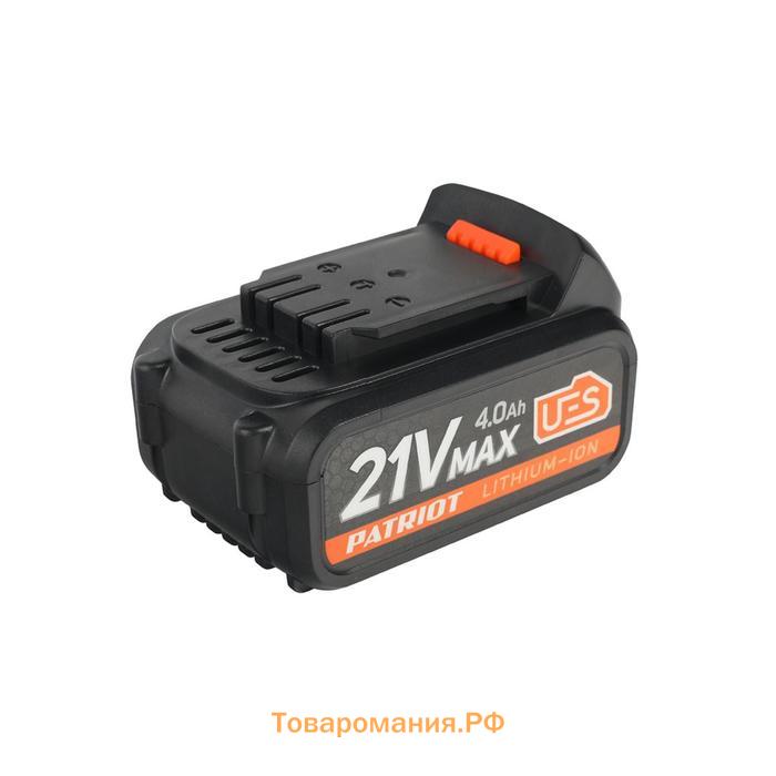 Аккумулятор PATRIOT BR21V(Max), 21 В, 4 Ач, Li-ion, UES