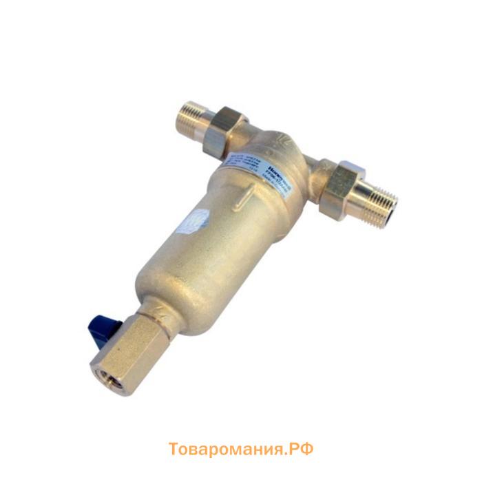 Фильтр Т-образный Honeywell латунь FF06, 3/4", PN25 р/р 80С, сливной кран, FF06,-3/4"AAMBRU