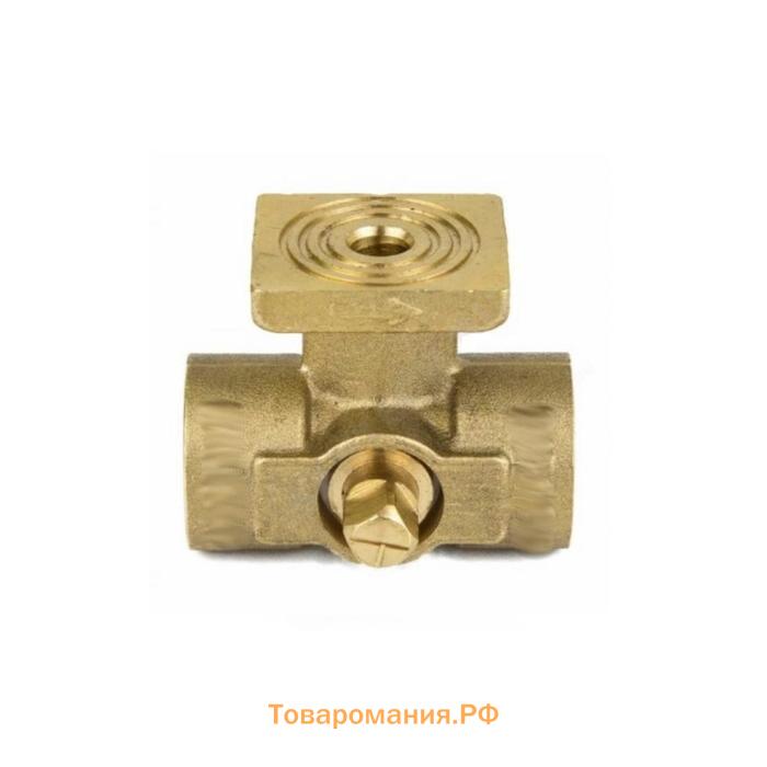 Кран для манометра Aquasfera 1061-01, 1/2"х20х1,5 мм, PN 16, внутренняя резьба, фланец