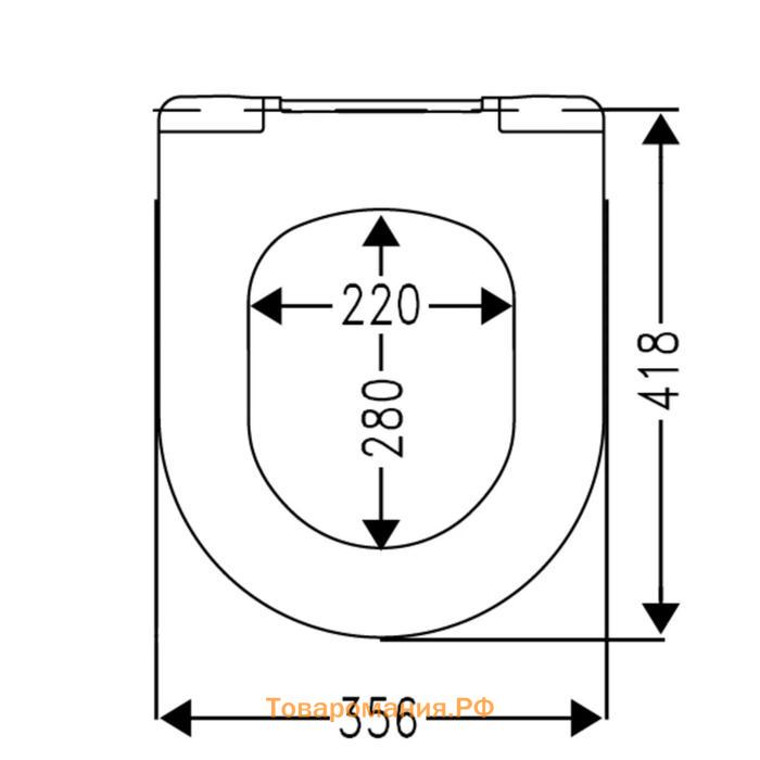 Крышка для чаши Roca Dama Senso Soft Close, тонкое, микролифт, дюропласт, ZRU9302991