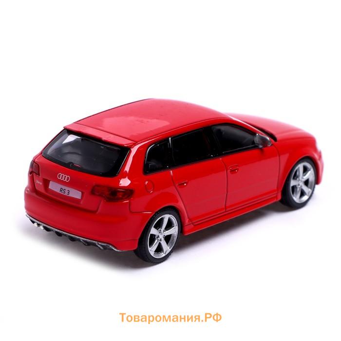 Машина металлическая AUDI RS3 SPORTBACK, 1:43, цвет красный