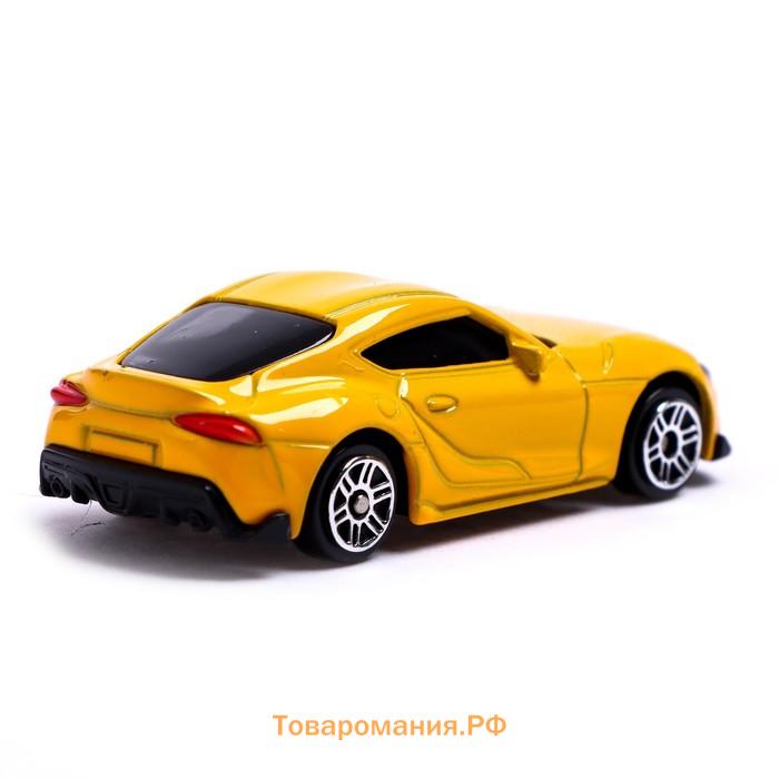 Машина металлическая TOYOTA SUPRA, 1:64, цвет жёлтый