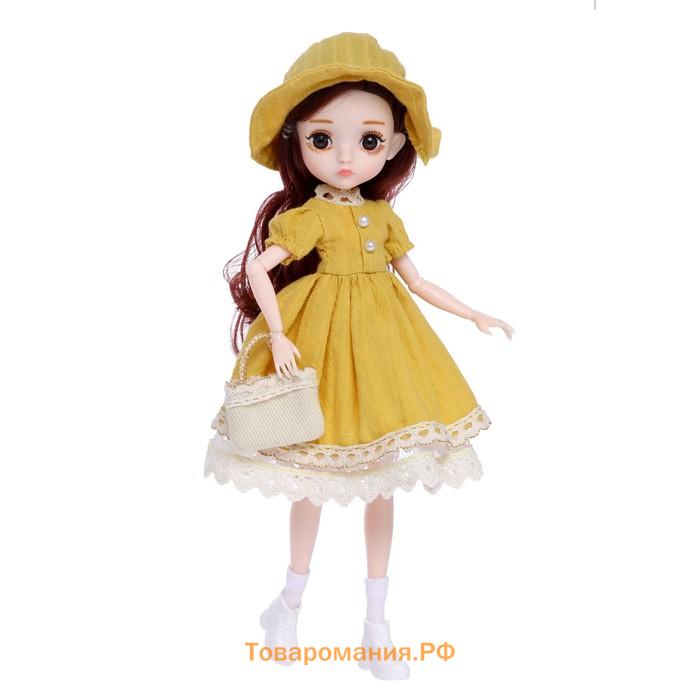 Кукла модная шарнирная «Лола» в платье, МИКС