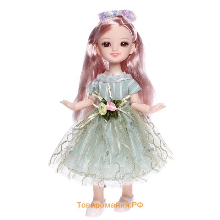 Кукла шарнирная «Алиса» в платье, МИКС