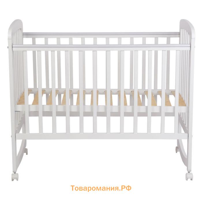 Кроватка детская Polini kids Simple 304, цвет белый