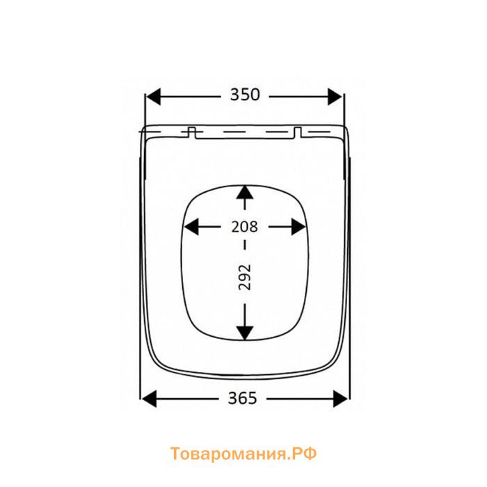 Крышка-сиденье для унитаза Roca Debba 8019D0004, дюропласт, белый