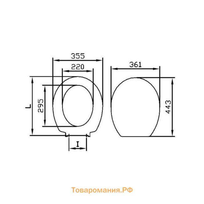 Крышка-сиденье для унитаза Roca Victoria Nord ZRU9000024, дюропласт, микролифт, белый