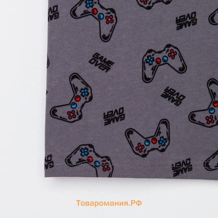 Пижама мужская KAFTAN "Game" размер 52, серый