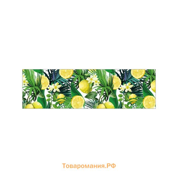 Текстильный мешок «Лимоны и тропики», для хранения вещей и игрушек, размер 33х37 см, 26.5 л