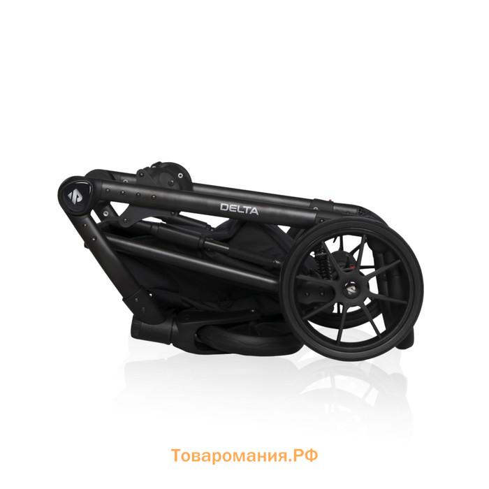 Коляска 2 в 1 Riko Delta Ecco, цвет black