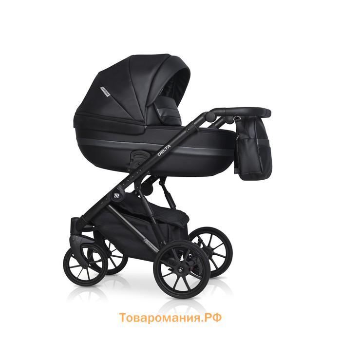 Коляска 2 в 1 Riko Delta Ecco, цвет black