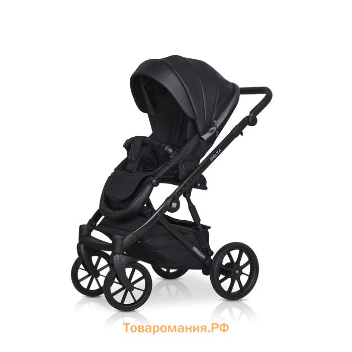 Коляска 2 в 1 Riko Delta Ecco, цвет black