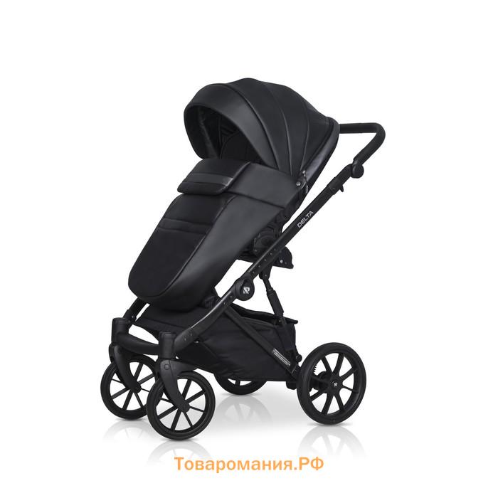 Коляска 2 в 1 Riko Delta Ecco, цвет black