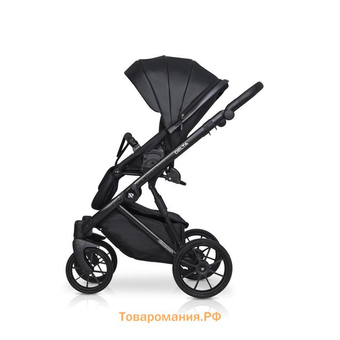 Коляска 2 в 1 Riko Delta Ecco, цвет black