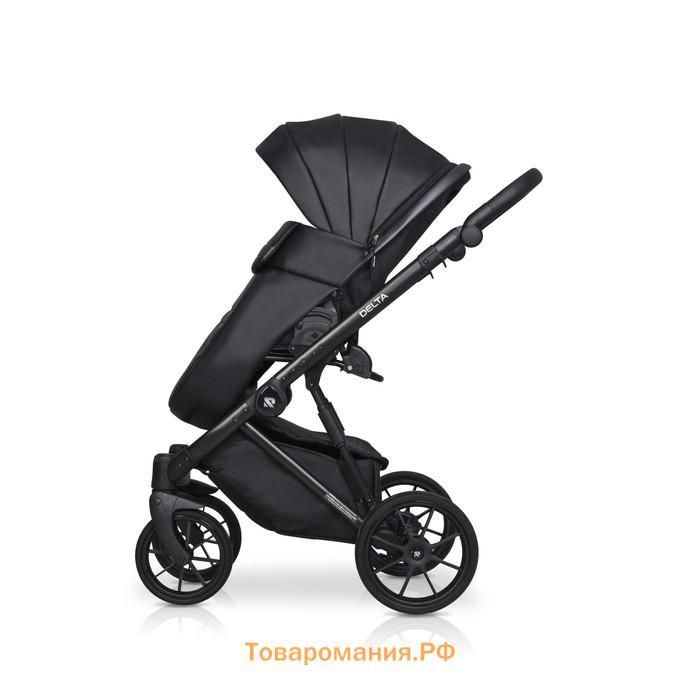 Коляска 2 в 1 Riko Delta Ecco, цвет black