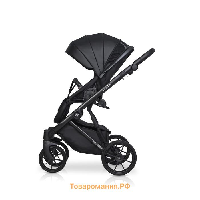 Коляска 2 в 1 Riko Delta Ecco, цвет black