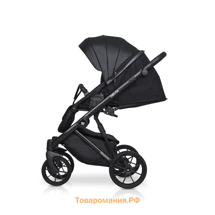 Коляска 2 в 1 Riko Delta Ecco, цвет black