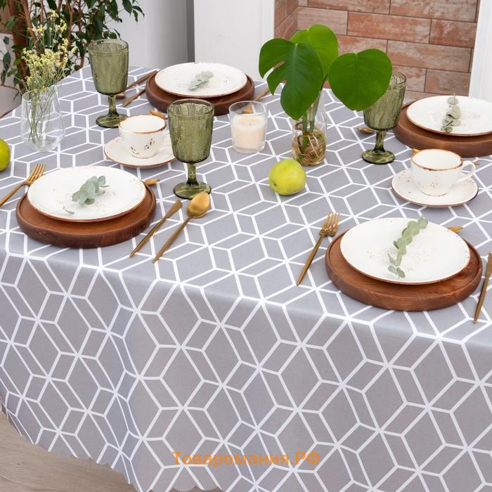 Скатерть  Hexagon 145х220 см, 100% п/э