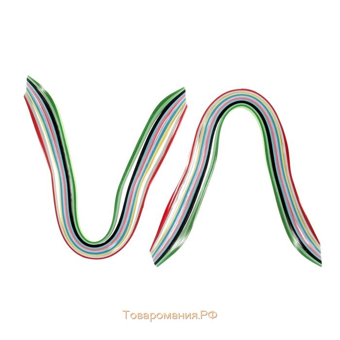 Полоски для квиллинга "Цветные" (набор 200 полосок) МИКС ширина 0,8 см (0,8х24 см)