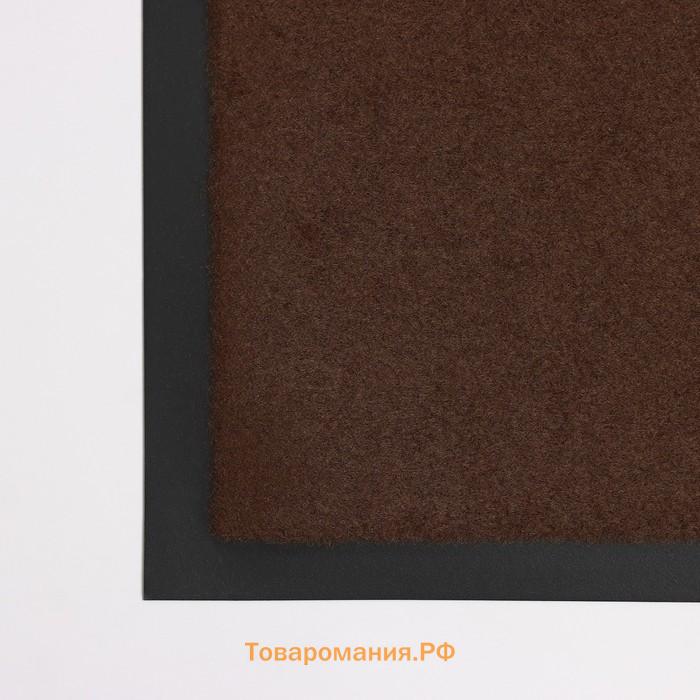 Коврик влаговпитывающий Tuff, 40×60 см, цвет коричневый